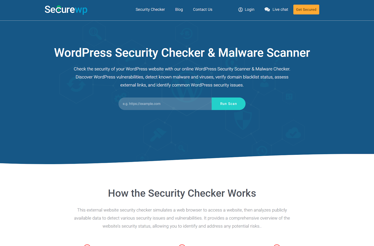 Online WordPress Security & Malware Scanner