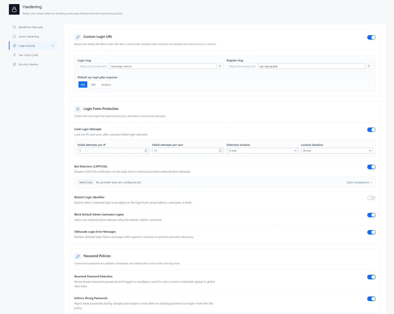 Securewp Login Security